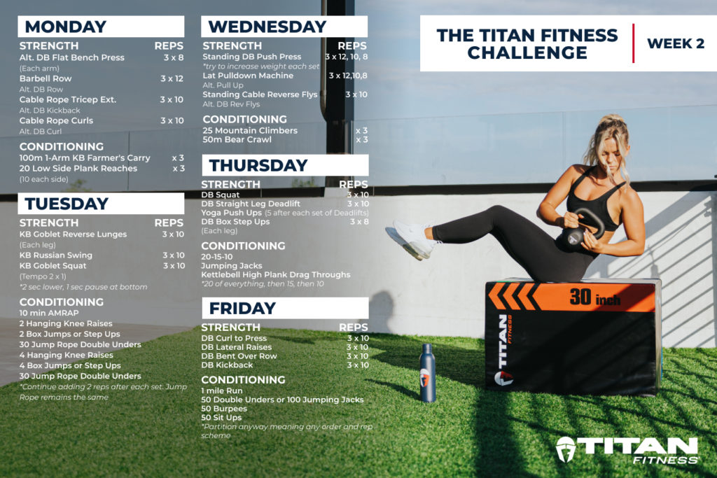 The Titan Fitness Challenge – Week 2